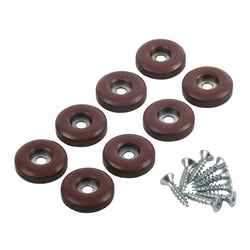 Fix-O-Moll Universalgleiter mit Schraube 5 mm / Ø 22 mm 8 x Universalgleiter - H: 5.0 mm x D: 22.0 mm / Braun