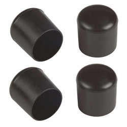 Fix-O-Moll Rohrkappe Ø 22 mm 4 x Rohrkappen - D: 22.0 mm / Schwarz