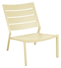 Fauteuil LIORA - jaune pastel / L : 60 cm x P : 82 cm x H : 81 cm