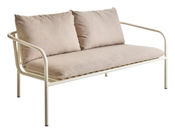 Divano lounge SAMSO - bianco perla / L: 138 cm x P: 72 cm x A: 77 cm