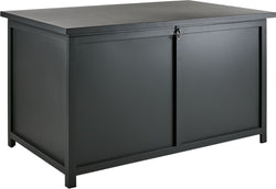 Contenitore per cuscini DAN - antracite / L: 177 cm x P: 85 cm x A: 99 cm