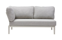 Élément d'angle ELARA - L : 150 cm x P : 80 cm x H : 78 cm / sable corail