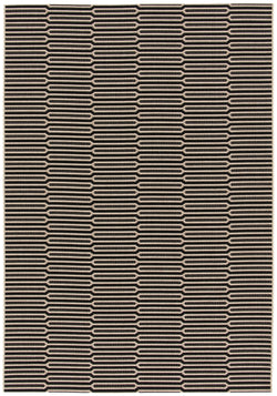 Tapis KIANO pour l'intérieur et l'extérieur - noir / L : 120,0 cm x P : 170,0 cm