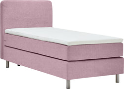 Letto boxspring MILA - Rosa / L: 90,0 cm x P: 200,0 cm