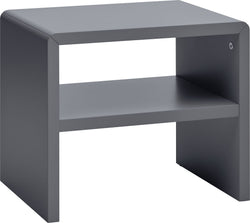 UNO Nachttisch design: martin schenk - Schiefer Grau / B: 45.0 cm x T: 35.0 cm x H: 38.0 cm