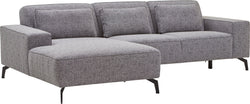 Divano ad angolo STELLA - antracite / L: 335 x P: 173 x A: 82 cm (versione sinistra)
