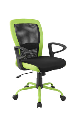 Sedia da ufficio BENEDIKT - L: 60 cm x P: 57 cm x A: 91 cm / Verde