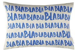 Fodera per cuscino decorativo Tom Tailor BLABLA - Blu / L: 45,0 cm x A: 45,0 cm