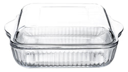 Moule à four SQUARE - Transparent / L : 21,2 cm x P : 24,7 cm x H : 8,7 cm