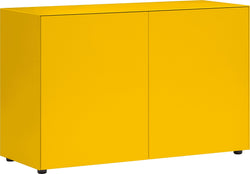 Buffet LUX - Gelb / L: 120.0 cm x P: 46.0 cm x H: 74.5 cm