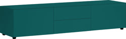 LUX Lowboard - Petrol / B: 180.0 cm x T: 46.0 cm x H: 37.5 cm