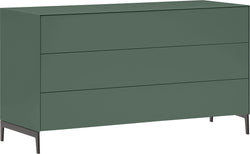 LUX Commode - Vert / L: 120.0 cm x P: 46.0 cm x H: 68.0 cm