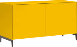Credenza LUX - Giallo / L: 120.0 cm x P: 46.0 cm x A: 68.0 cm