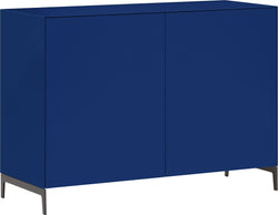 Buffet LUX - Bleu / L: 120.0 cm x P: 46.0 cm x H: 86.5 cm