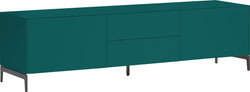 LUX Buffet basso - Petrolio / L: 180.0 cm x P: 46.0 cm x A: 49.5 cm