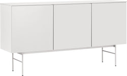 Credenza TILL - Grigio chiaro / L: 168.0 cm x P: 41.0 cm x A: 88.8 cm