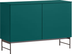 Credenza TILL - Petrolio / L: 112.0 cm x P: 41.0 cm x A: 78.3 cm