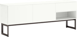 TILL Buffet bas - Blanc / L: 168.0 cm x P: 41.0 cm x H: 64.6 cm