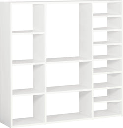 TARA Étagère - Blanc / L: 149.0 cm x P: 33.0 cm x H: 147.0 cm