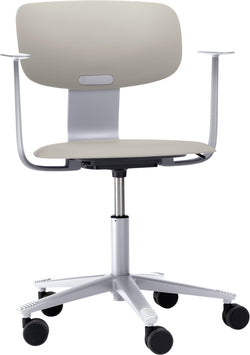 HAG TION 2100 Chaise de bureau - Gris / L: 60.0 cm x P: 60.0 cm x H: 86.5 cm