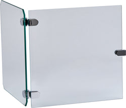 FLEXCUBE Portes en verre - chrome / L: 37.5 cm x P: 37.5 cm