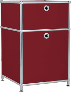 FLEXCUBE Caisson - Rouge / L: 40.0 cm x P: 40.0 cm x H: 62.5 cm