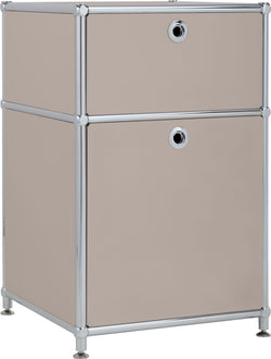 FLEXCUBE Caisson - Taupe / L: 40.0 cm x P: 40.0 cm x H: 62.5 cm
