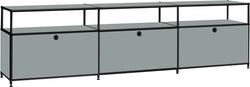 FLEXCUBE Buffet basso - Grigio / L: 228.0 cm x P: 40.0 cm x A: 62.0 cm