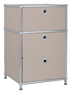FLEXCUBE Caisson - Taupe / L: 40.0 cm x P: 40.0 cm x H: 62.5 cm
