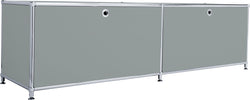 FLEXCUBE Buffet bas - Gris / L: 152.0 cm x P: 40.0 cm x H: 43.0 cm