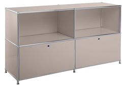 Buffet FLEXCUBE - Taupe / L: 152.5 cm x P: 40.0 cm x H: 80.5 cm