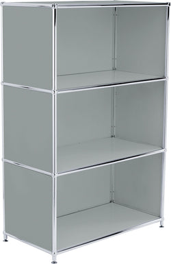 FLEXCUBE Highboard - Grau / B: 77.0 cm x T: 40.0 cm x H: 118.0 cm