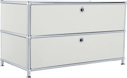 Meuble bas FLEXCUBE - Gris clair / L : 77,0 cm x P : 40,0 cm x H : 44,5 cm