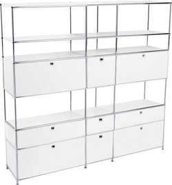 FLEXCUBE Regal - Weiss / B: 190.0 cm x T: 40.0 cm x H: 194.0 cm