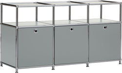 FLEXCUBE Buffet bas - Gris / L: 115.0 cm x P: 40.0 cm x H: 60.0 cm