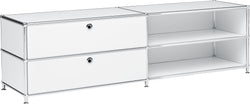 Credenza FLEXCUBE - Bianco / L: 152.0 cm x P: 40.0 cm x A: 44.0 cm