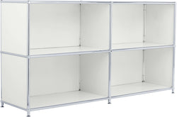 FLEXCUBE Sideboard - Hellgrau / B: 152.0 cm x T: 40.0 cm x H: 80.5 cm