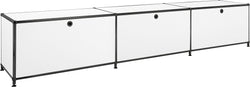 FLEXCUBE Lowboard - Weiss / B: 228.0 cm x T: 40.0 cm x H: 43.0 cm
