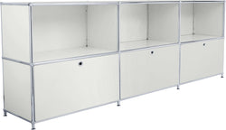 FLEXCUBE Sideboard - Hellgrau / B: 228.0 cm x T: 40.0 cm x H: 80.5 cm