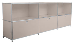 FLEXCUBE Sideboard - Taupe / B: 228.0 cm x T: 40.0 cm x H: 80.5 cm