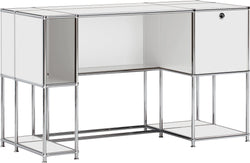 FLEXCUBE Schreibtisch - Weiss / B: 134.0 cm x T: 60.0 cm x H: 80.0 cm