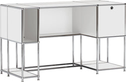 FLEXCUBE Schreibtisch - Weiss / B: 134.0 cm x T: 60.0 cm x H: 80.0 cm
