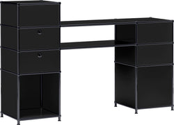 Bureau FLEXCUBE - Noir / L : 152,0 cm x P : 40,0 cm x H : 100,0 cm