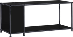 FLEXCUBE Table d'appoint - Noir / L: 97.0 cm x P: 40.0 cm x H: 42.5 cm