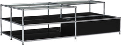 FLEXCUBE Tavolino da salotto - Nero / L: 152.5 cm x P: 77.5 cm x A: 43.5 cm