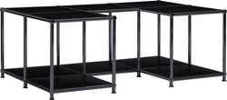 FLEXCUBE Table basse - Noir / L: 114.5 cm x P: 77.5 cm x H: 42.5 cm