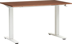 ECCO Light_desk ad.135x70_white/walnut. - Brun foncé / P: 135.0 cm x L: 70.0 cm x H: 73.0 cm