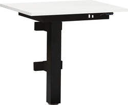 Table murale FLEXCUBE à hauteur réglable - Blanc / L : 65,0 cm x P : 50,0 cm x H : 62,5 cm