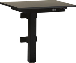 FLEXCUBE Table murale réglable en hauteur - Noir / L: 65.0 cm x P: 50.0 cm x H: 62.5 cm