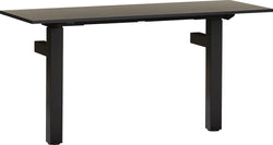 FLEXCUBE Table murale réglable en hauteur - Noir / L: 140.0 cm x P: 50.0 cm x H: 67.5 cm